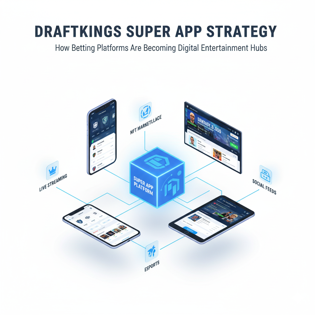 DraftKings Super App Strategy: How Betting Platforms Are Becoming Digital Entertainment Hubs