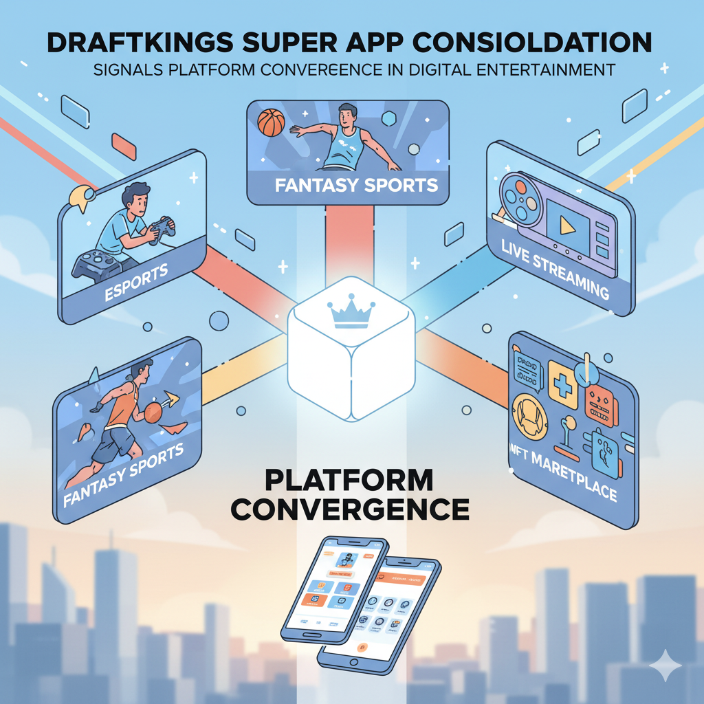 DraftKings Super App Consolidation Signals Platform Convergence in Digital Entertainment