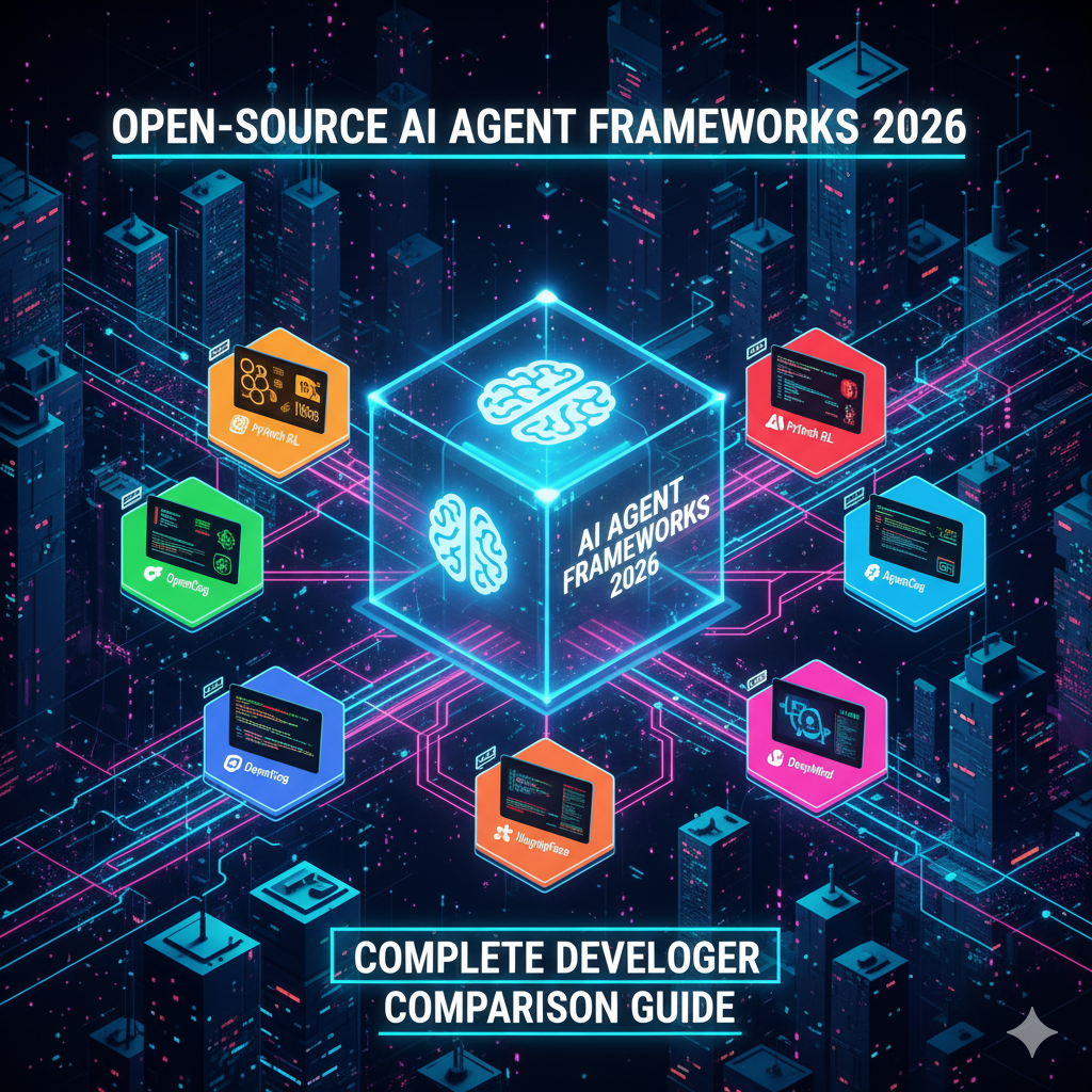 Open-Source AI Agent Frameworks 2026: Complete Developer Comparison Guide - Featured Image