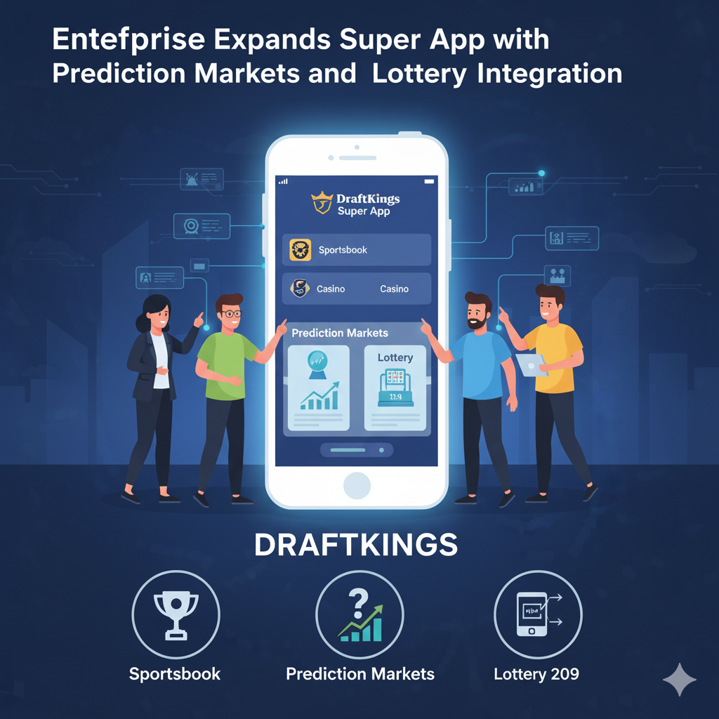 DraftKings Expands Super App with Prediction Markets and Lottery Integration