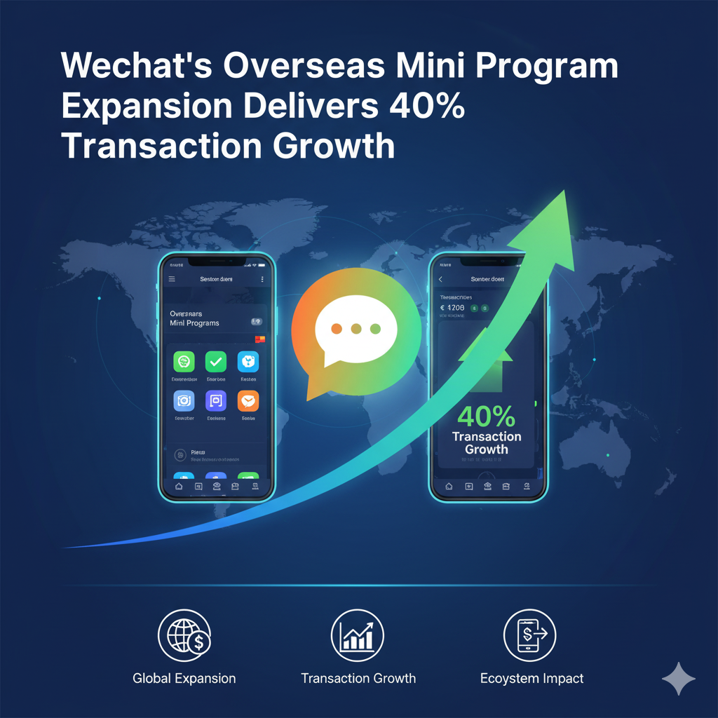 WeChat's Overseas Mini Program Expansion Delivers 40% Transaction Growth