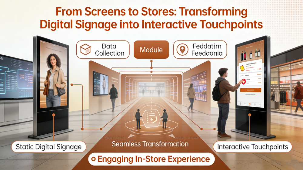 From Screens to Stores: Transforming Digital Signage into Interactive ...