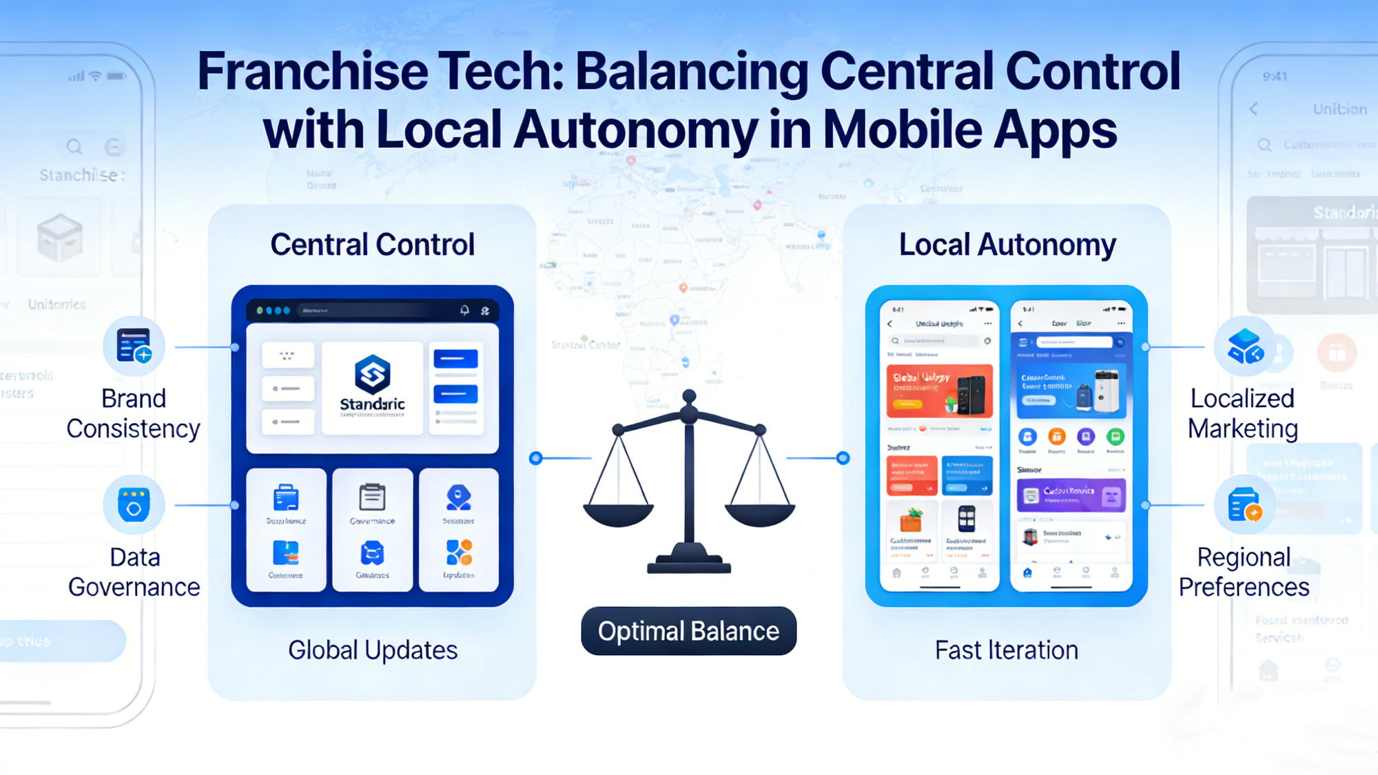 Franchise Tech: Balancing Central Control with Local Autonomy in Mobile Apps