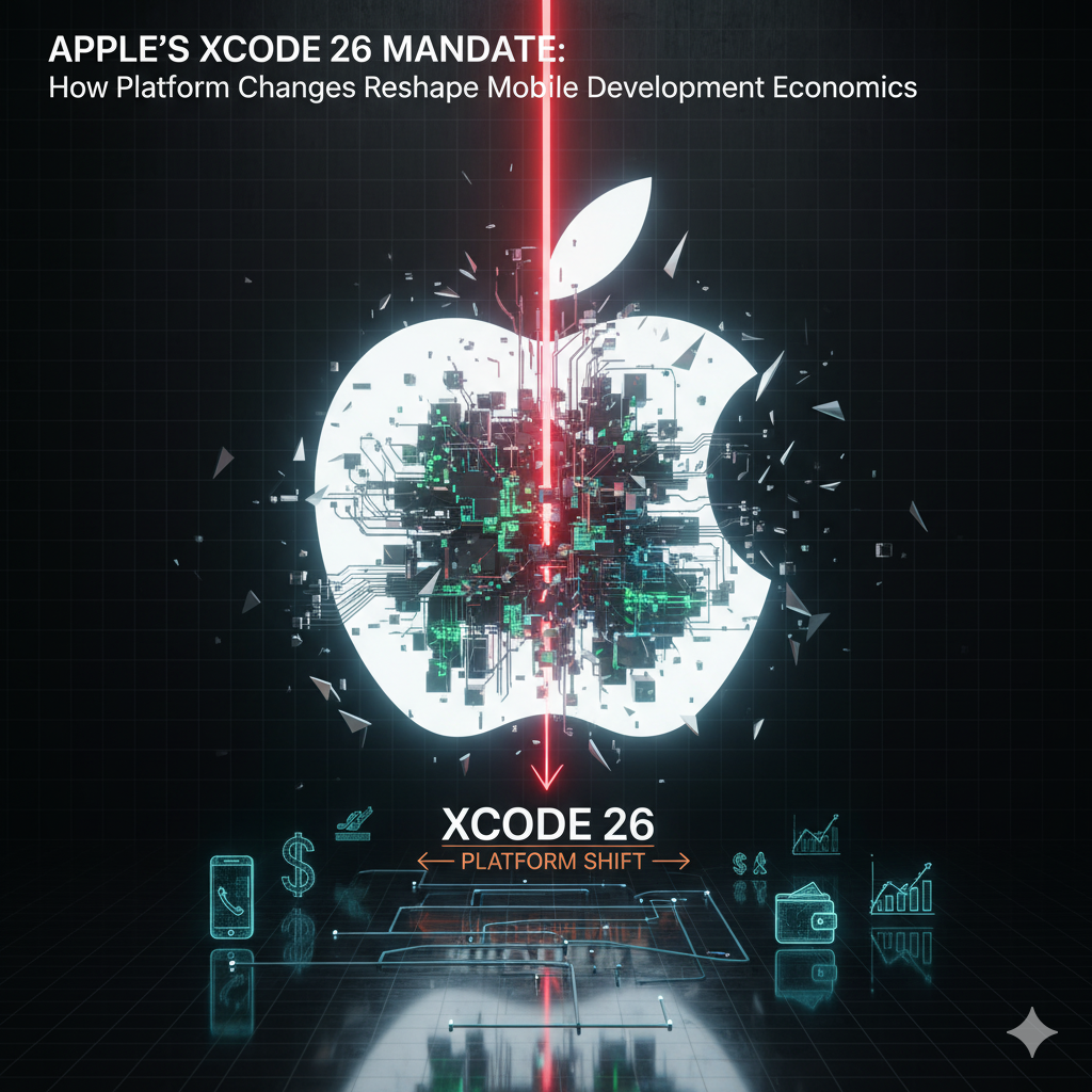 Apple's Xcode 26 Mandate: How Platform Changes Reshape Mobile Development Economics