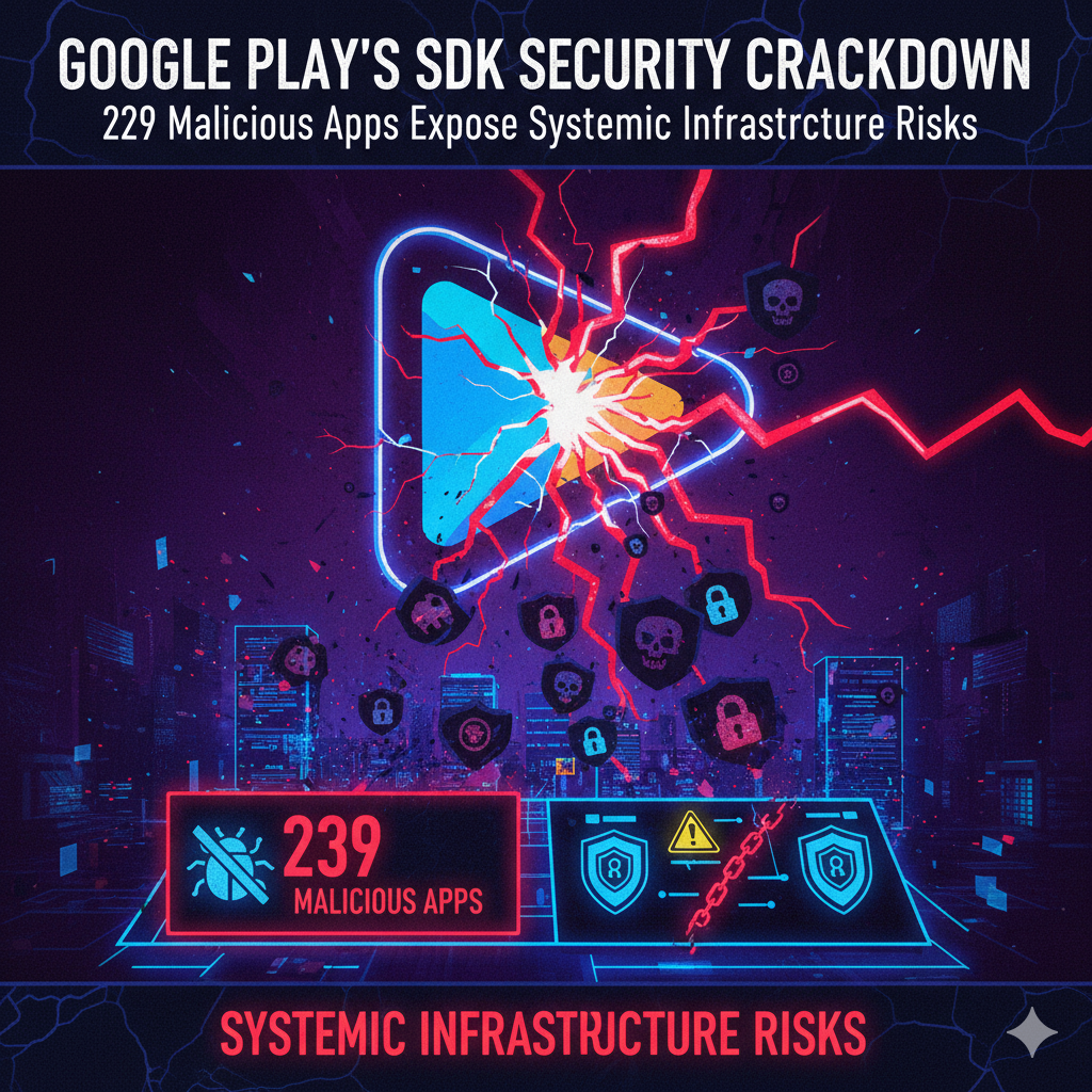 Google Play's SDK Security Crackdown: 239 Malicious Apps Expose Systemic Infrastructure Risks