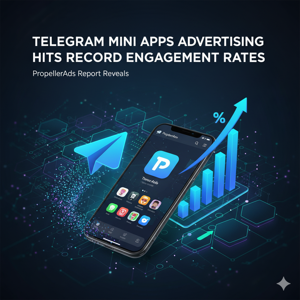 Telegram Mini Apps Advertising Hits Record Engagement Rates, PropellerAds Report Reveals