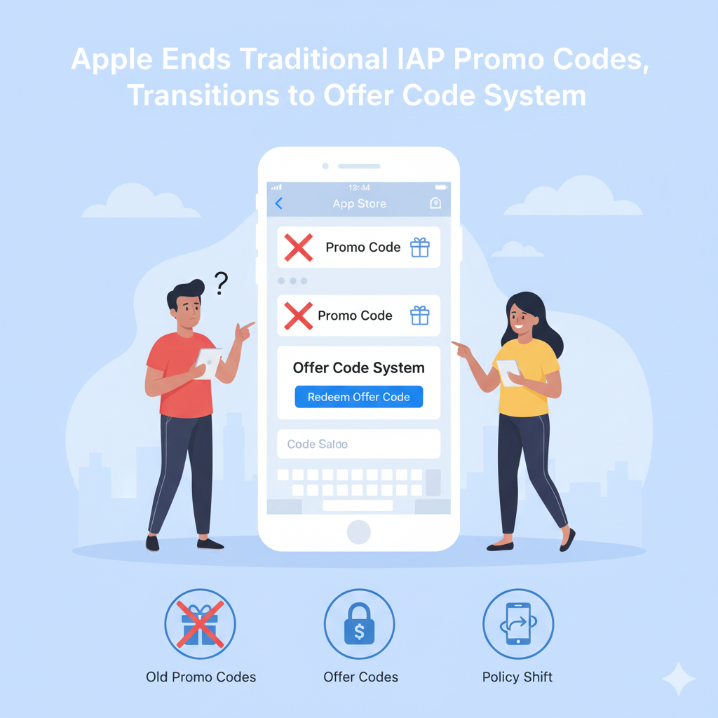 Apple Ends Traditional IAP Promo Codes, Transitions to Offer Code System