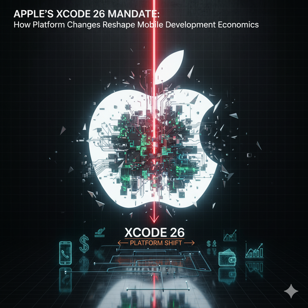 Apple's Xcode 26 Mandate: How Platform Changes Reshape Mobile Development Economics