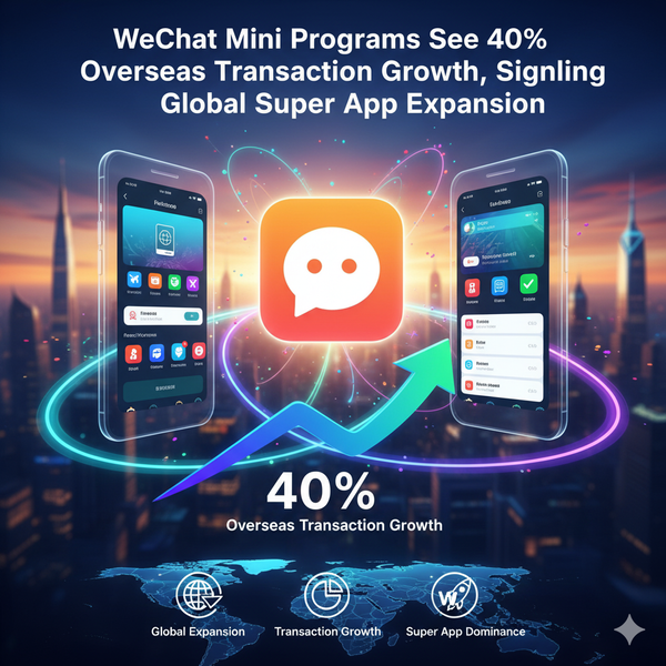 WeChat Mini Programs See 40% Overseas Transaction Growth, Signaling Global Super App Expansion