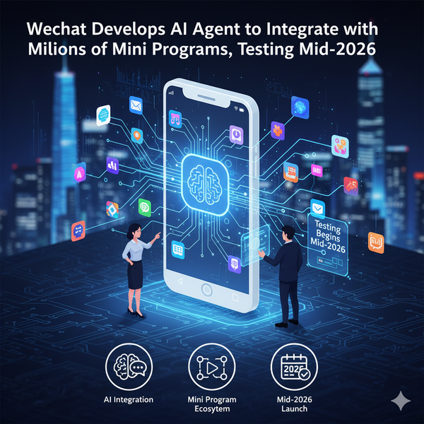 WeChat Develops AI Agent to Integrate with Millions of Mini Programs, Testing Begins Mid-2026
