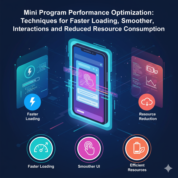 Mini Program Performance Optimization: Techniques for Faster Loading, Smoother Interactions, and Reduced Resource Consumption